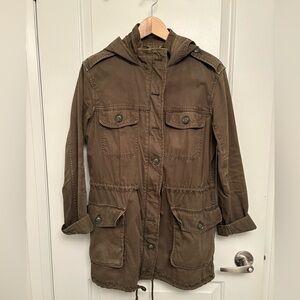 Aritzia Olive Utility Jacket